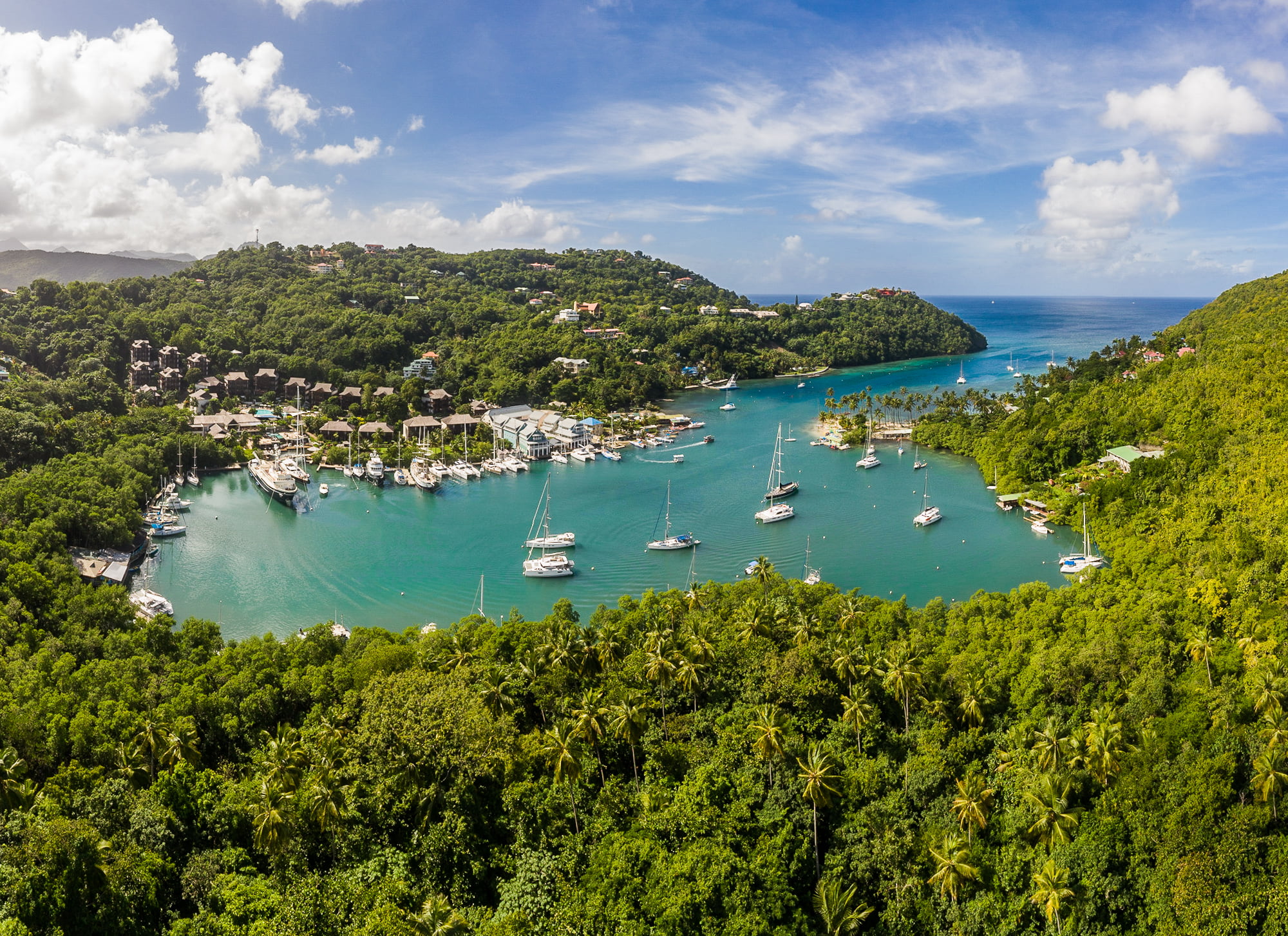 Caribbean Saint Lucia Marigot Bay • lonelybay